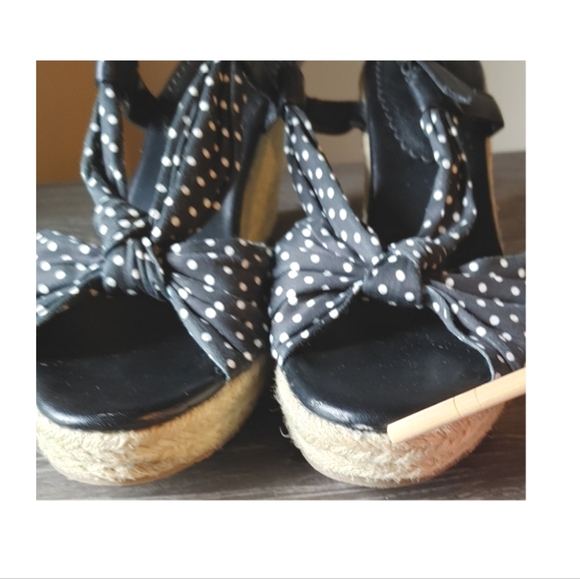 Laura Ashley espadrille wedge shoes Size 9.5 - Picture 6 of 8